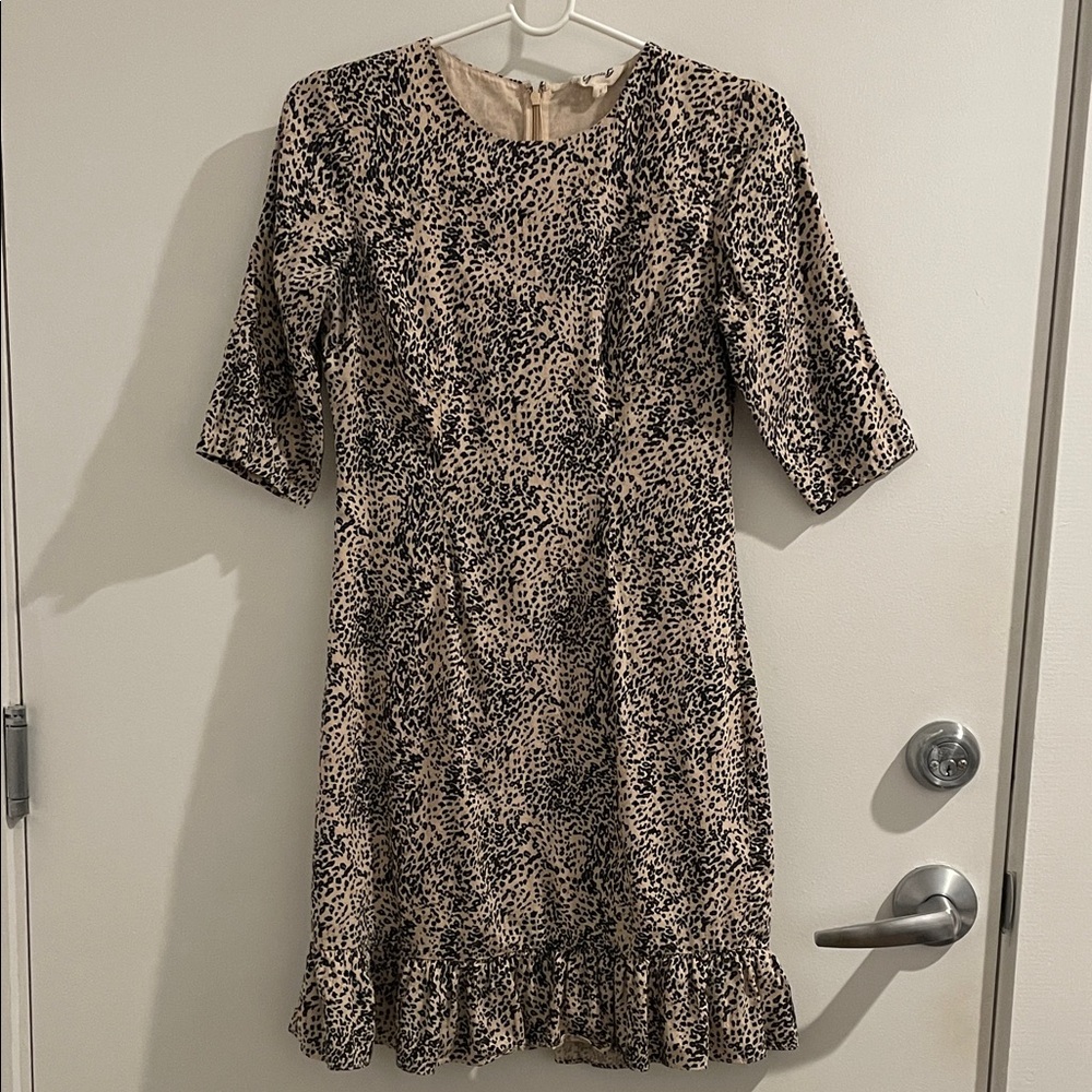 Elegant Black and Cream Women's Dress